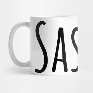 Sassy t-shirt Mug